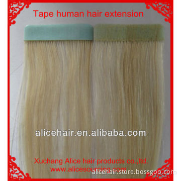 Wholesale price indian remy tape hair extension blue tape